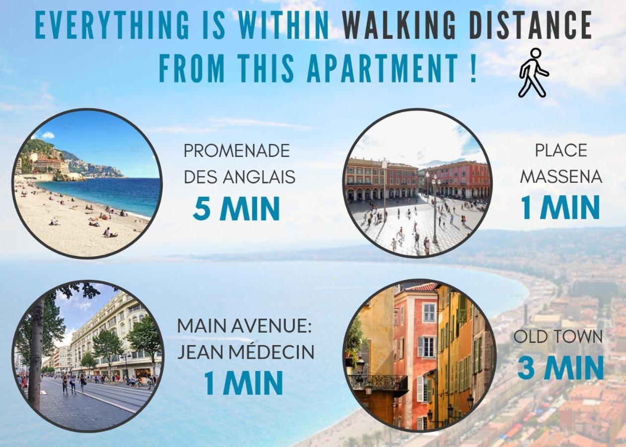 Nestor&jeeves - Palais Massena - Pedestrian Street, Very Close Sea